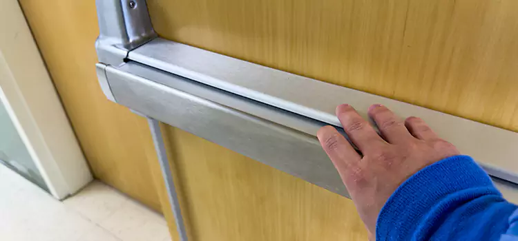 Installing a Push Bar on a Door Fort McMurray